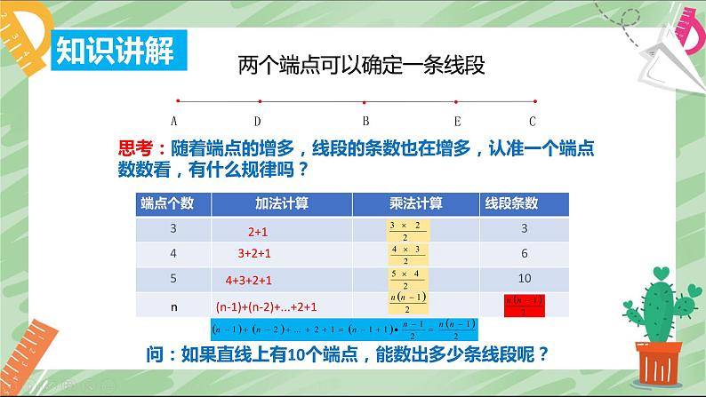 4.2 直线、射线、线段 课件 2022-2023学年人教版数学七年级上册第4页