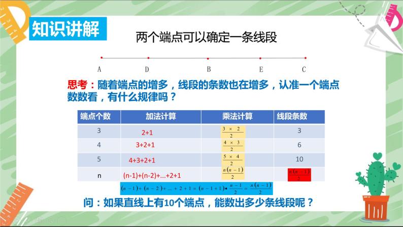 4.2 直线、射线、线段 课件 2022-2023学年人教版数学七年级上册04