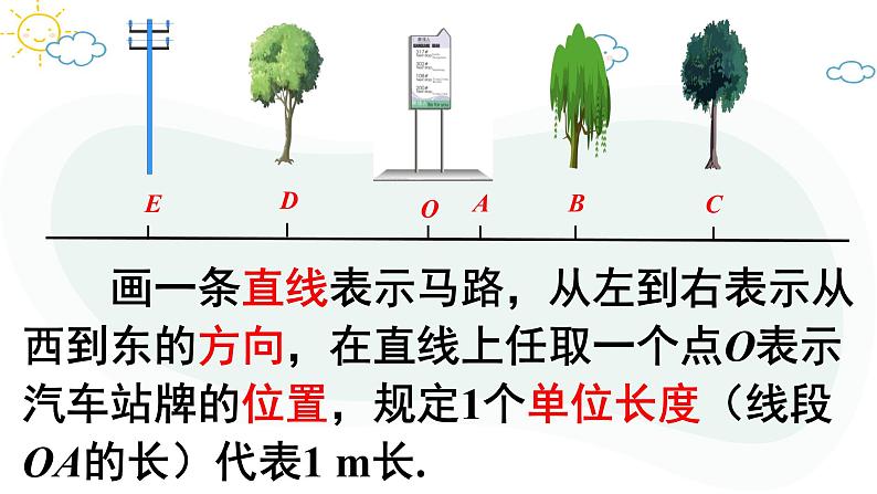 人教版数学七年级上册第一章第二节1.2.2数轴课件07