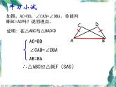 人教版 八年级上册 数学 课件 第十二章  全等三角形（复习）(共14张PPT)