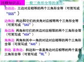 人教版八年级上册第十二章全等三角形章末总结与复习(共31张PPT)