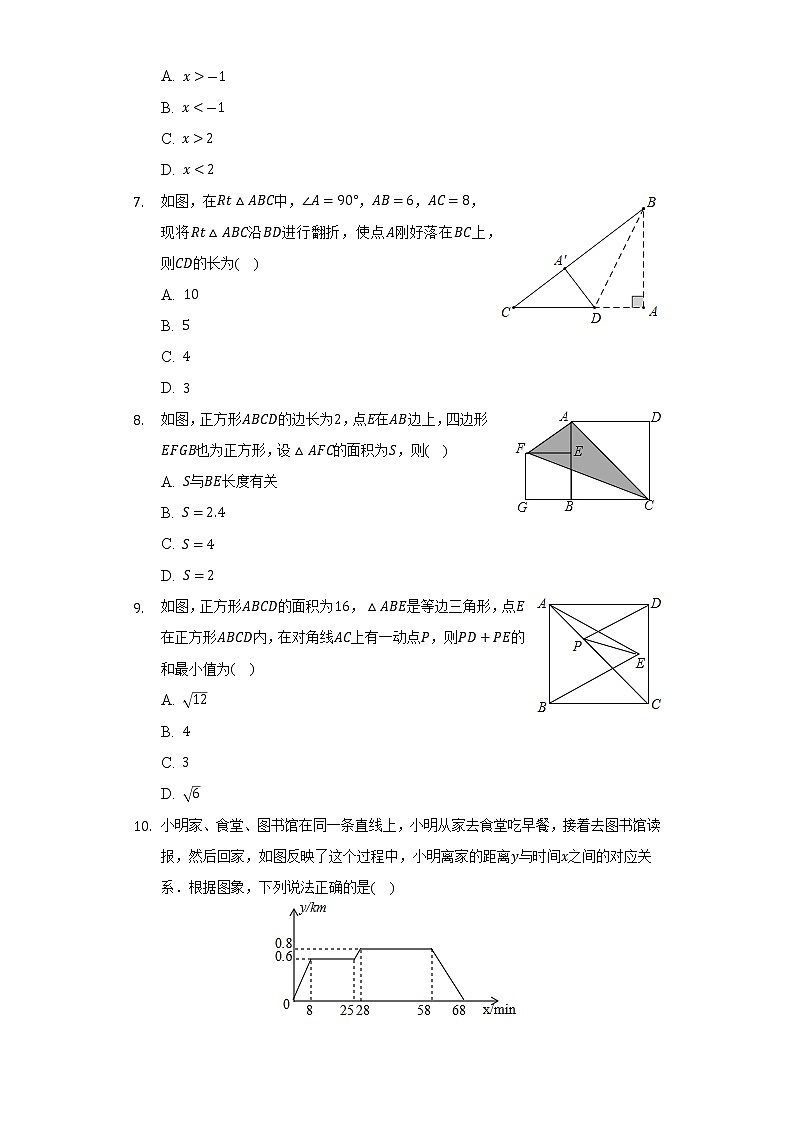 辽宁省葫芦岛市南票区2021-2022学年下学期八年级期末考试数学试卷第2页