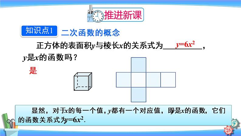 人教版数学九上：22.1.1 二次函数 精品课件04