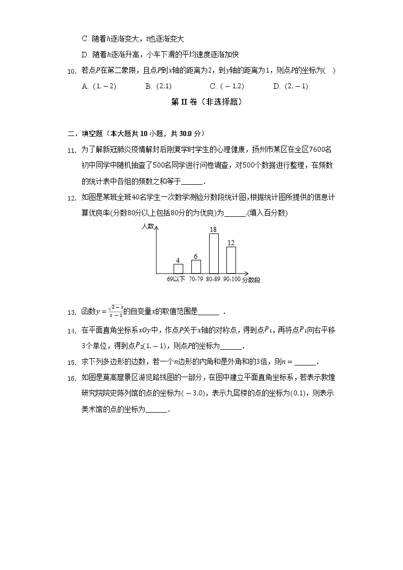 2021-2022学年河北省沧州市任丘市八年级（下）期末数学试卷（Word解析版）03