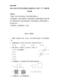 2021-2022学年河北省邢台市临西县七年级（下）期末数学试卷（Word解析版）