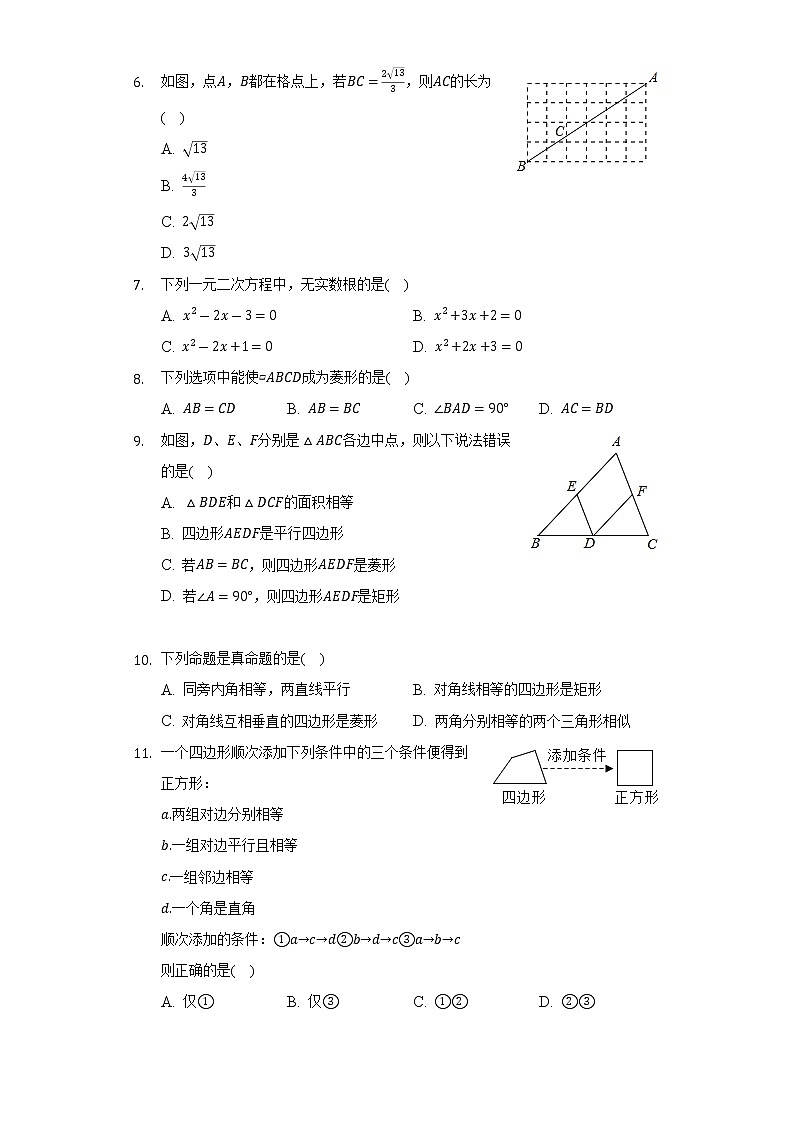 2021-2022学年山东省淄博市博山区八年级（下）期末数学试卷（五四学制）（Word解析版）第2页
