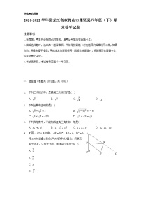 2021-2022学年黑龙江省双鸭山市集贤县八年级（下）期末数学试卷（Word解析版）