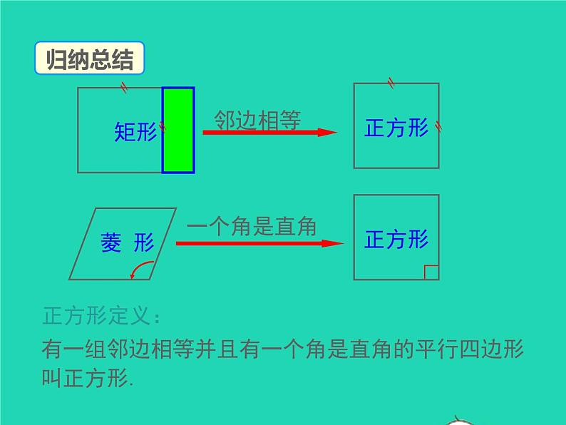 2022九年级数学上册第一章特殊平行四边形1.3正方形的性质与判定第1课时正方形的性质课件新版北师大版06