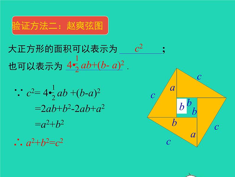 2022八年级数学上册第一章勾股定理1.1探索勾股定理第2课时验证勾股定理同步课件新版北师大版06