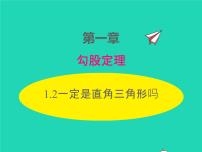 北师大版八年级上册第一章 勾股定理2 一定是直角三角形吗集体备课ppt课件