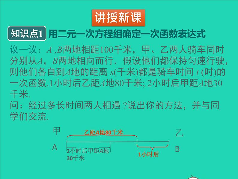 2022八年级数学上册第五章二元一次方程组5.7用二元一次方程组确定一次函数表达式同步课件新版北师大版04