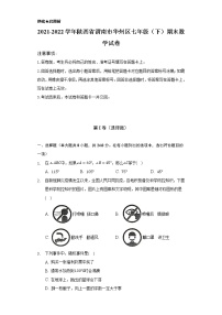 2021-2022学年陕西省渭南市华州区七年级（下）期末数学试卷-（Word解析版）