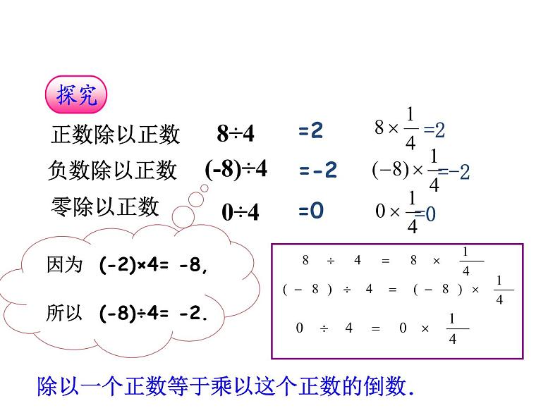 沪科版数学七年级上册课件1.5.2 有理数的除法第5页