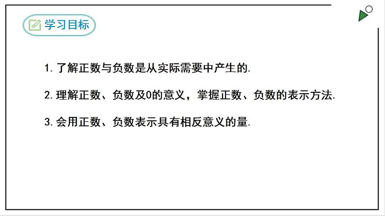 人教七上数学1.1《正数和负数》课件+同步练习02