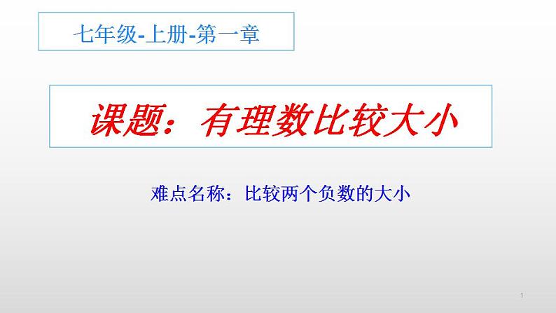 1.2.4绝对值 课件 人教版七年级数学上册第1页