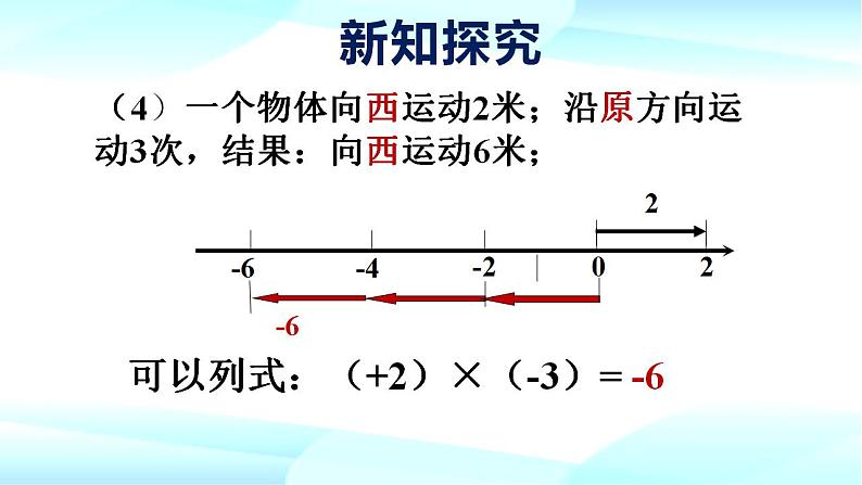 1.4.1有理数的乘法1课件  人教版七年级数学上册第6页