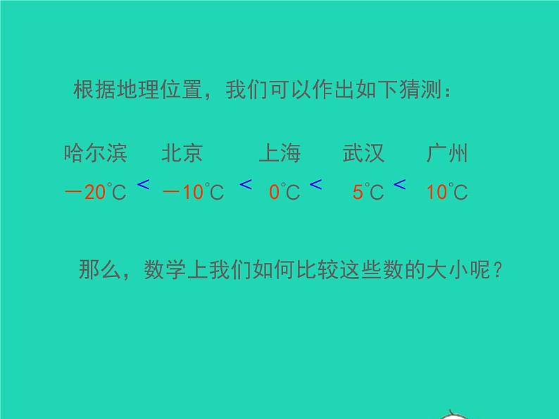 2022七年级数学上册第1章有理数1.3有理数的大小同步课件新版沪科版第4页