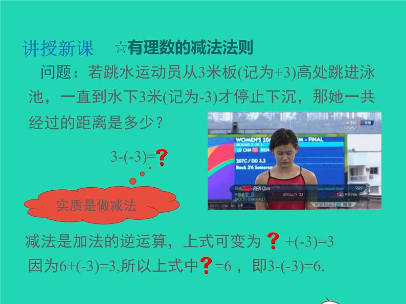 2022七年级数学上册第1章有理数1.4有理数的加减1.4.2有理数的减法同步课件新版沪科版第5页