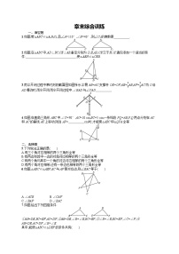 初中数学人教版八年级上册第十二章 全等三角形综合与测试同步达标检测题