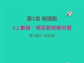 2022七年级数学上册第1章有理数1.2数轴相反数和绝对值第2课时相反数同步课件新版沪科版