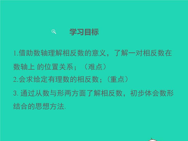 2022七年级数学上册第1章有理数1.2数轴相反数和绝对值第2课时相反数同步课件新版沪科版第2页