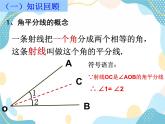 青岛版八年级数学上册2.5 角平分线的性质 课件(共21张PPT)