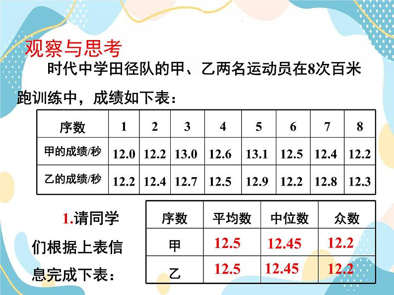 青岛版八年级数学上册 4.4数据的离散程度  教学课件(共15张PPT)05