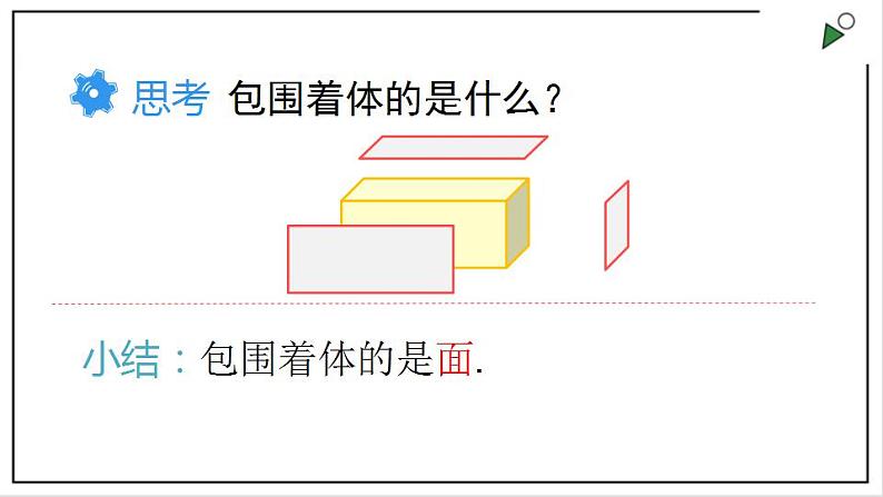 人教七上数学4.1.2《点、线、面、体》课件+同步练习07