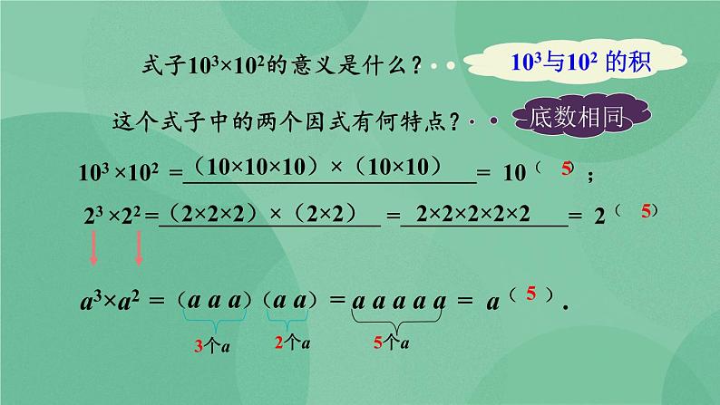 14.1.1 同底数幂的乘法课件06