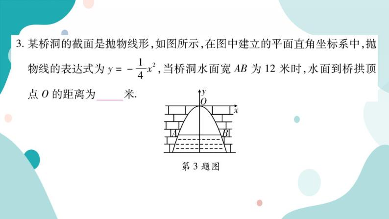 21.4.2 抛物线建筑问题（课件ppt）九年级上册数学教辅作业（沪科版）05