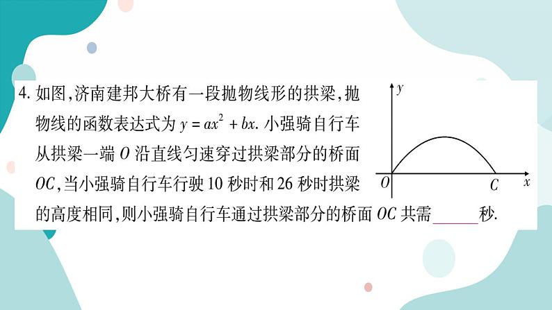 21.4.2 抛物线建筑问题（课件ppt）九年级上册数学教辅作业（沪科版）06