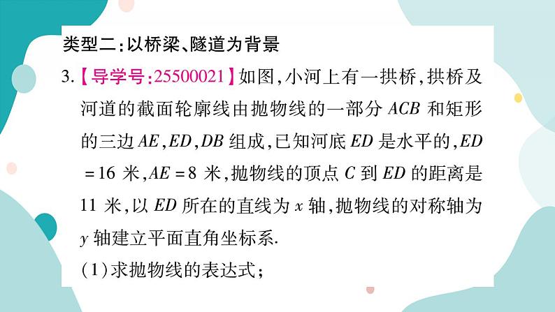 专题三 实际问题与二次函数（课件ppt）九年级上册数学教辅作业（沪科版）07
