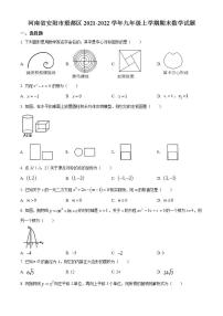 河南省安阳市殷都区2021-2022学年九年级上学期期末数学试题(word版含答案)