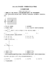 山东省聊城市临清市2021-2022学年七年级下学期期末数学试题(word版含答案)