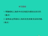 2022九年级数学上册第3章图形的相似3.4相似三角形的判定与性质第5课时课件新版湘教版