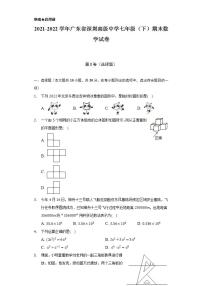 2021-2022学年广东省深圳高级中学七年级（下）期末数学试卷（Word解析版）