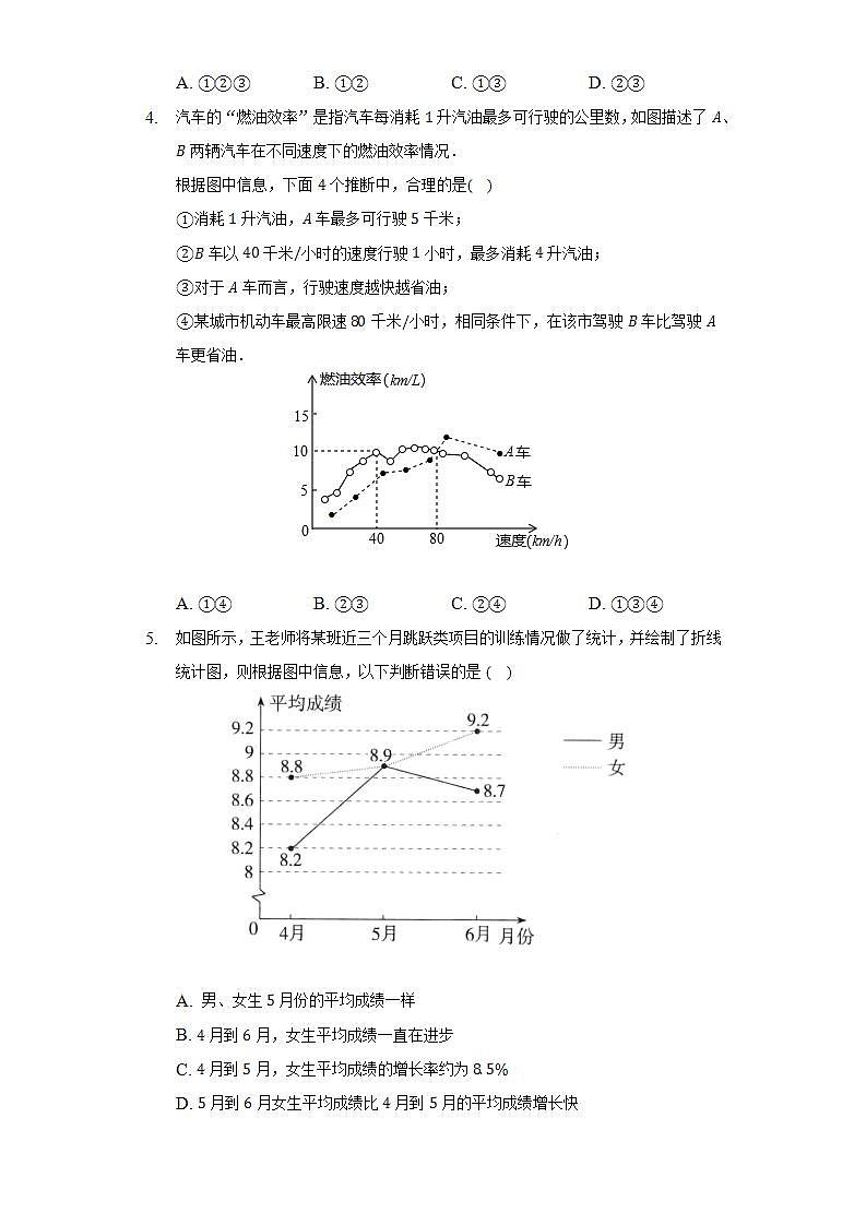 沪科版初中数学七年级上册第五章《数据的收集与整理》单元测试卷（困难）（含答案解析）02