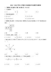 云南省红河哈尼族彝族自治州建水县2021-2022学年七年级上学期期末数学试题(word版含答案)