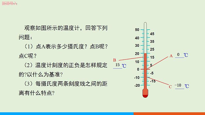 人教版七年级数学上册 1.2.2数轴 教学课件05