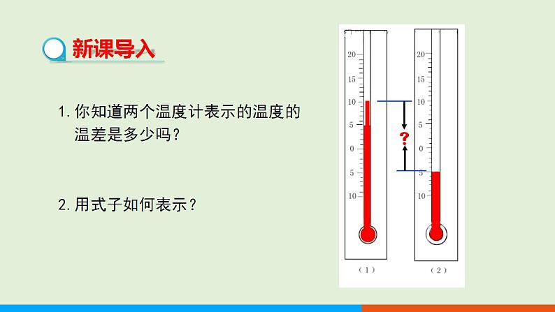 人教版七年级数学上册 1.3.2 有理数的减法（第1课时） 教学课件03