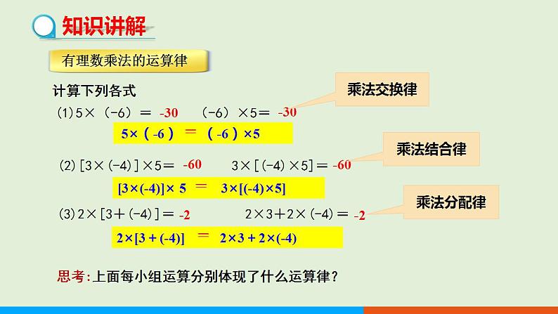 人教版七年级数学上册 1.4.1 有理数的乘法（第2课时） 教学课件第4页