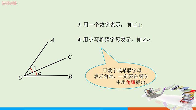 人教版七年级数学上册 4.3 第1课时 角 教学课件第7页