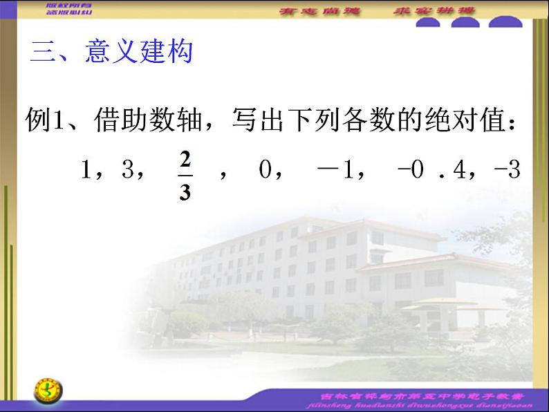 人教版七年级数学上册--1.2.4绝对值-课件06