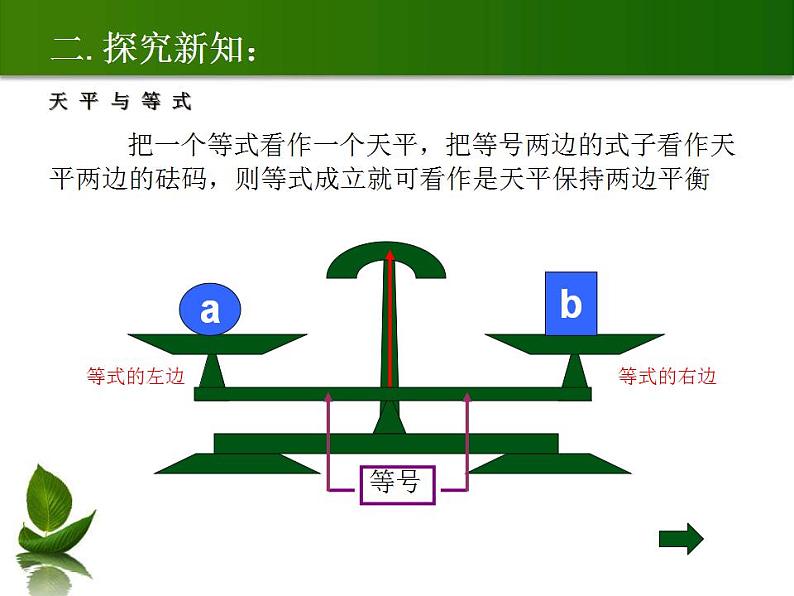 人教版七年级数学上册--3.1.2等式的性质-课件1第3页