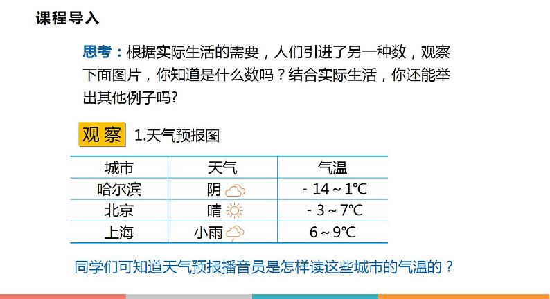 1.1 第1课时 正数和负数的意义（课件）--2022-2023学年沪科版七年级数学上册04