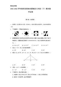 2021-2022学年陕西省渭南市蒲城县七年级（下）期末数学试卷（Word解析版）