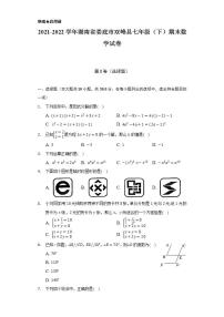 2021-2022学年湖南省娄底市双峰县七年级（下）期末数学试卷（Word解析版）