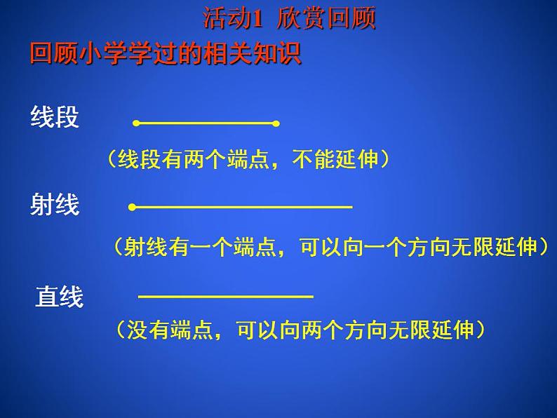 人教版七年级数学上册--4.2 直线、射线、线段-课件2第6页