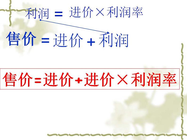 人教版七年级数学上册--3.4 实际问题与一元一次方程-销售中的盈亏问题-课件208