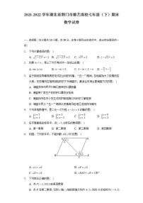 2021-2022学年湖北省荆门市德艺南校七年级（下）期末数学试卷（Word解析版）